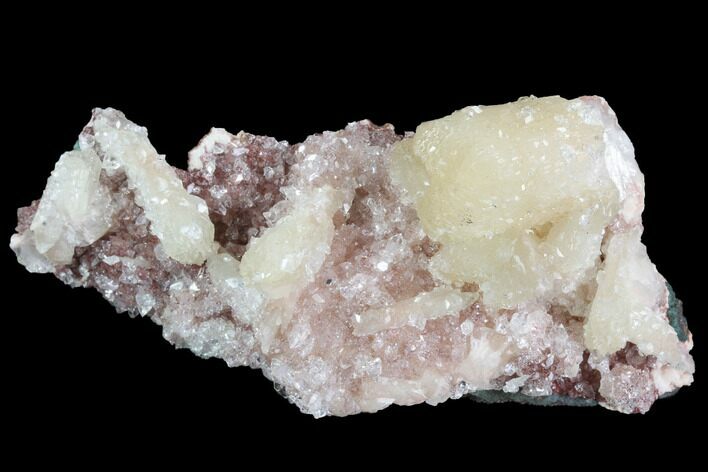Stilbite and Apophyllite Crystal Cluster - India #97836